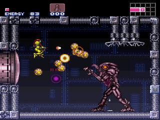 Screenshot Thumbnail / Media File 1 for Super Metroid (Japan, USA) (En,Ja) [Hack by Banana Oyaji v1.06] (~Metroid Legacy)